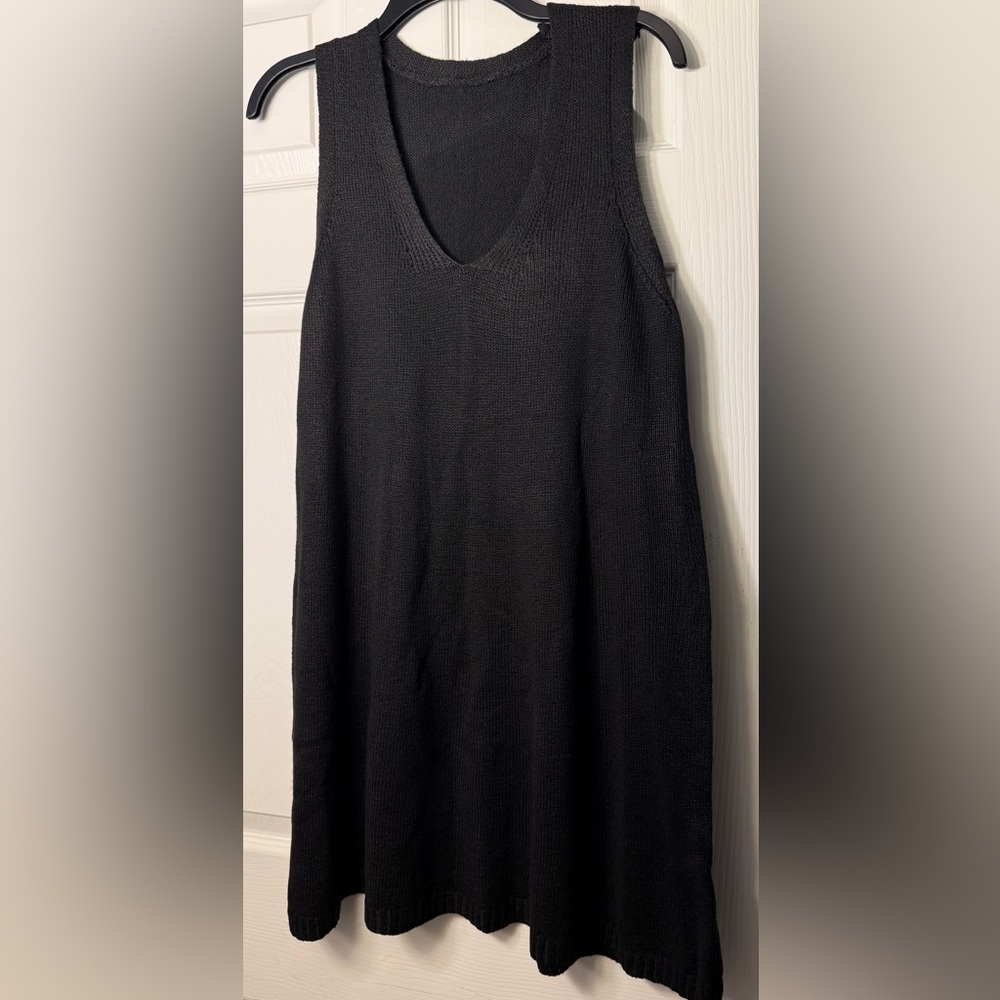 Black V-Neck Sweater for Women